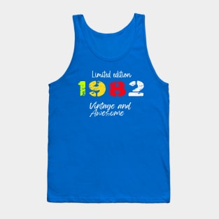 Born in 1982 Birth Year awesome Gifts, 42 years old Birthday best Accessories Tank Top